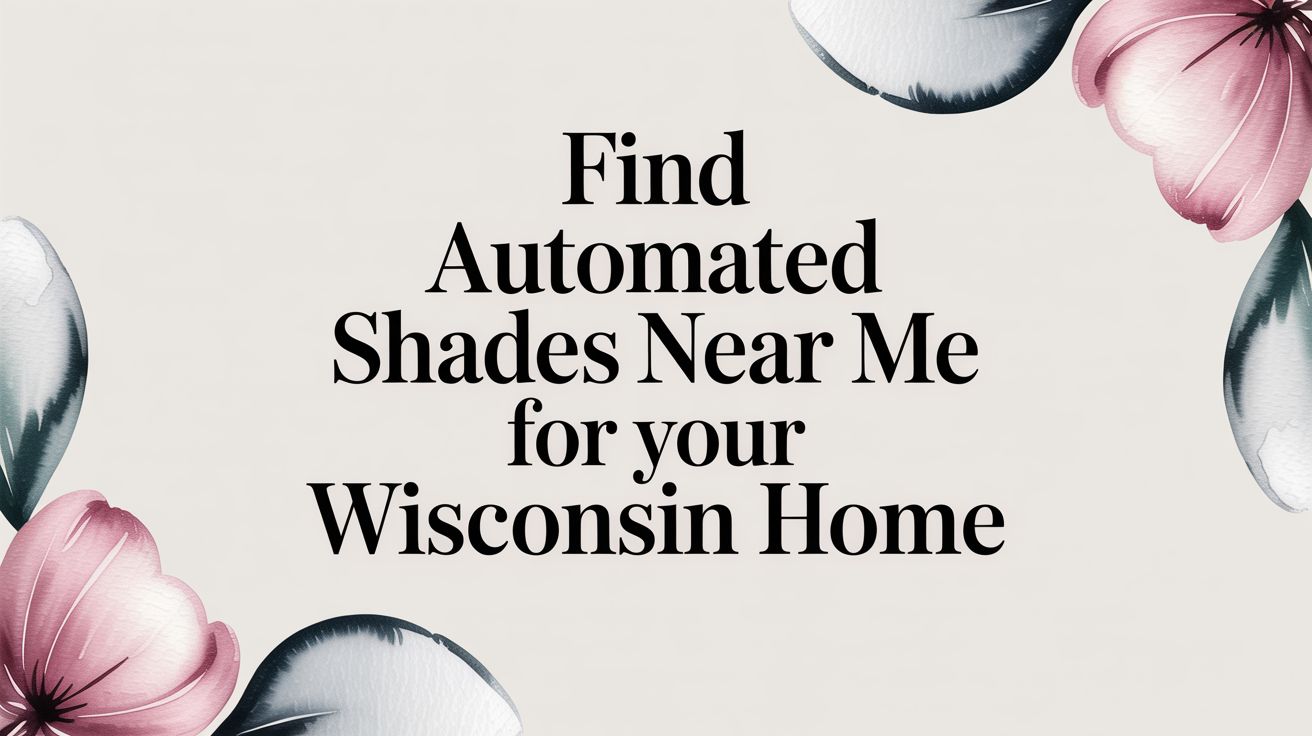 Find Automated Shades Near Me for Your Wisconsin Home
