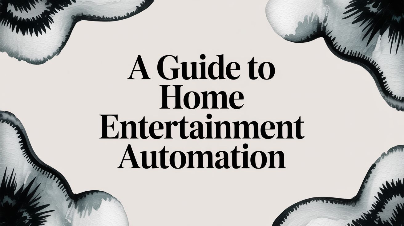 A Guide to Home Entertainment Automation