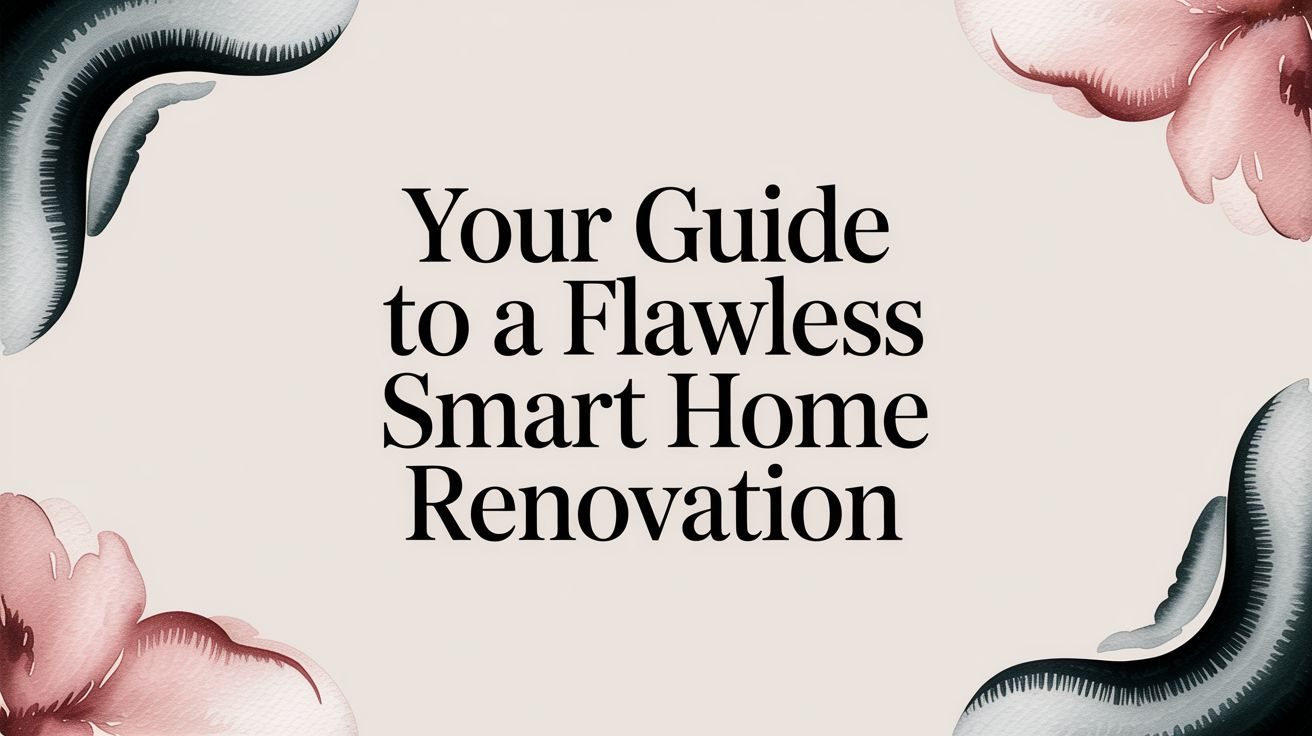 Your Guide to a Flawless Smart Home Renovation