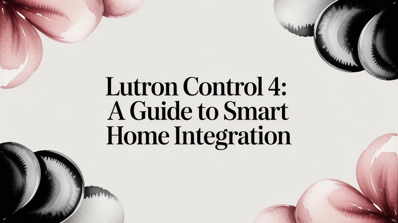 Lutron Control 4: A Guide to Smart Home Integration