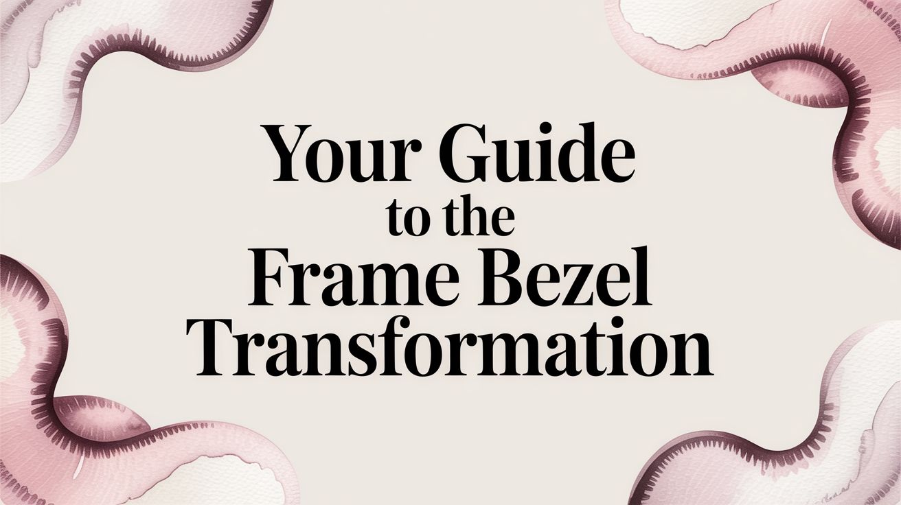 Your Guide to The Frame Bezel Transformation