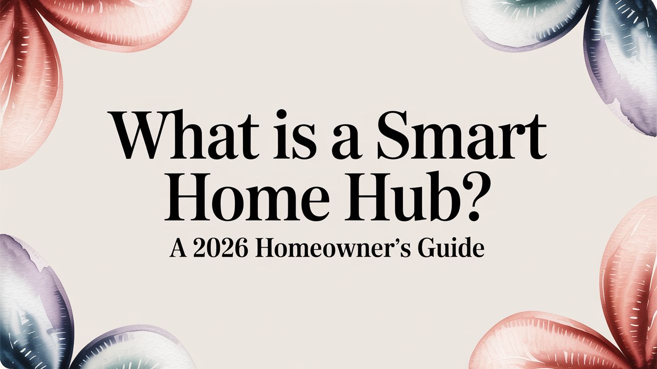 What Is a Smart Home Hub? A 2026 Homeowner’s Guide