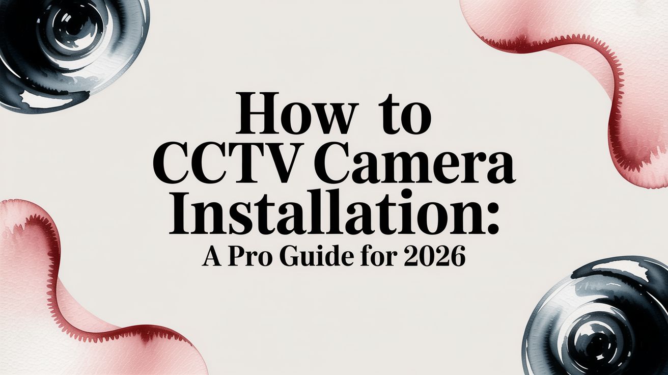 How to CCTV Camera Installation: A Pro Guide for 2026