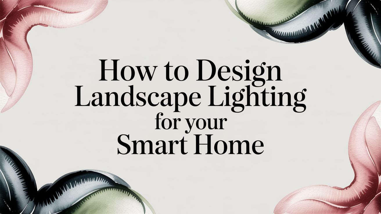 How to Design Landscape Lighting for Your Smart Home