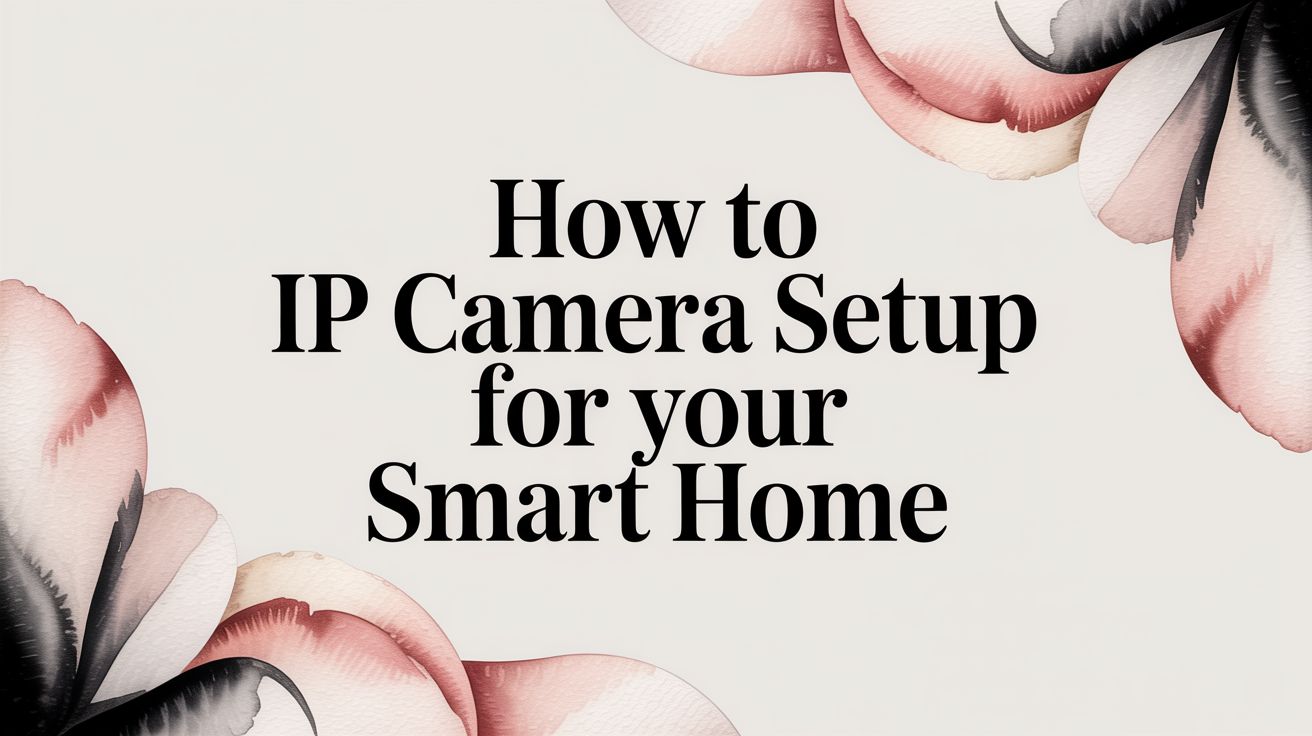How to IP Camera Setup for Your Smart Home